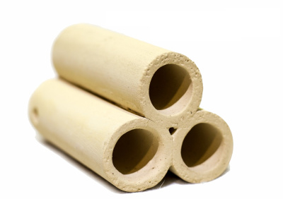 Декор Керамический три трубочки для креветок 11,5x5,5x6см